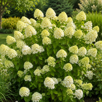Hortenzia metlinatá (Hydrangea paniculata) ´LIMELIGHT´® – výška 30-40 cm, kont. C2L Hortenzia metlinatá (Hydrangea paniculata) ´LIMELIGHT´® – výška 30-40 cm, kont. C2L